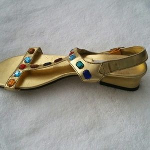 SARAH COVENTRY Gold Sandal